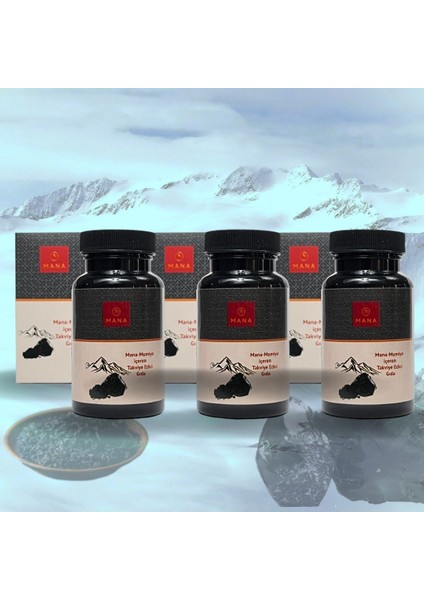 3 Adet Mumiyo 200 Mg 60 Tablet