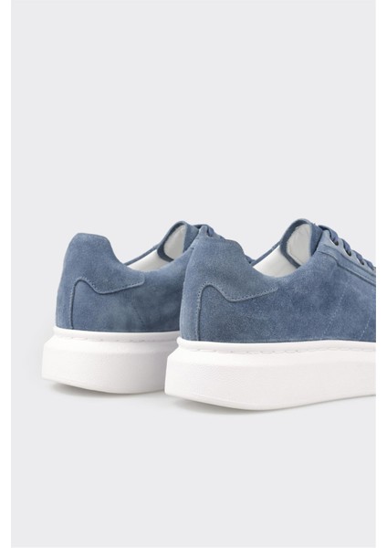 Mavi Deri Erkek Spor Ayakkabı indirimleri