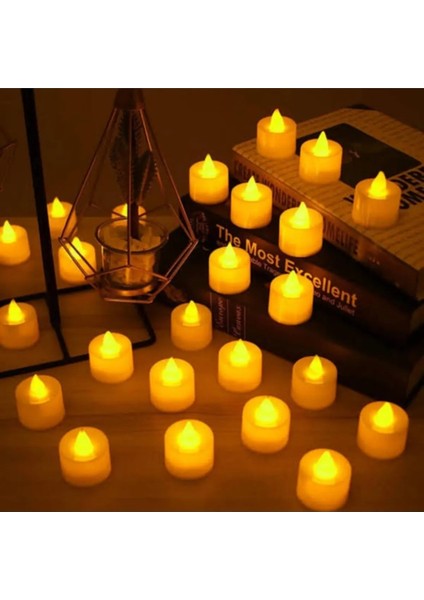LED Işıklı 24'lü Set Pilli Mum fiyatları