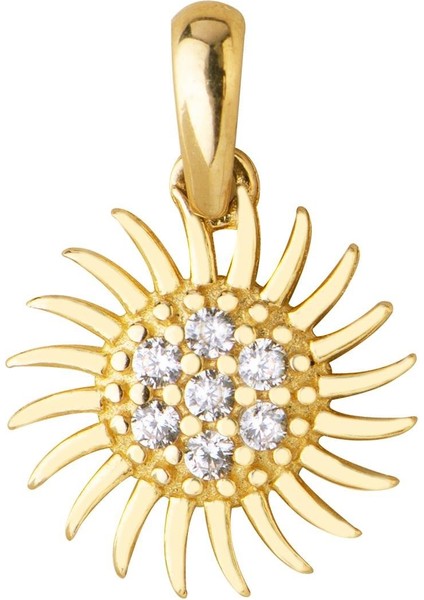 14 Ayar Altın Güneş Kolye Ucu 1,09 gr