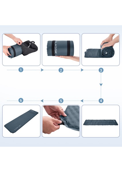 King Camp Kingcamp Classıc Light 3cm Yastıklı Şişme Kamp Matı D.grey indirimleri