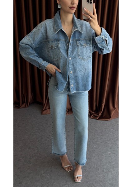 Taşlı Denim Ceket fiyatları