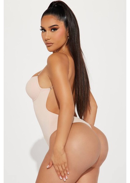 Görünmez Şekillendirici Bodysuit Bej