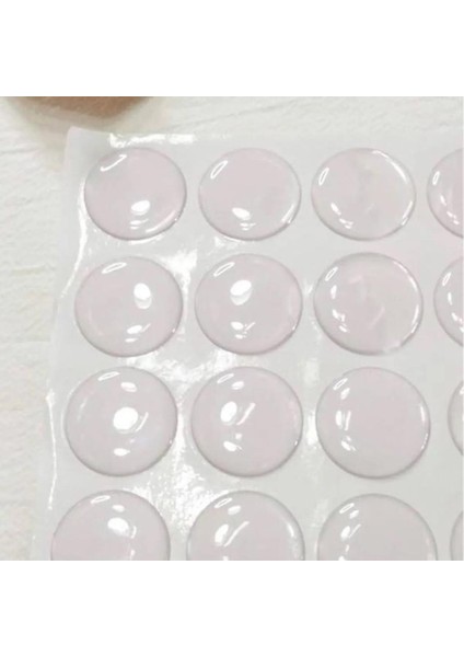Cam Kesme Tahtası Ayağı 22 mm 15 Adet, Slikon Yapışkanlı Ayak, Kaymayı Önleyen Masa Altlığı Seti