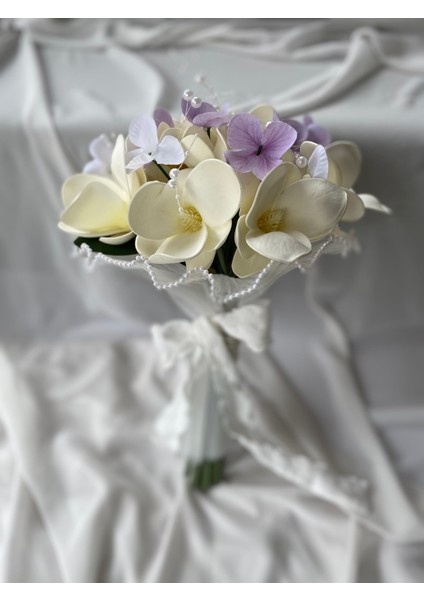 Manolya Gelin Çiçeği Gelin Buketi El Buketi Nikah Çiçeği modelleri