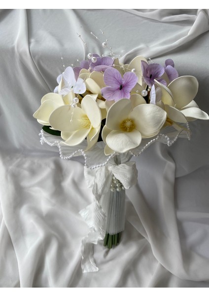 Manolya Gelin Çiçeği Gelin Buketi El Buketi Nikah Çiçeği fırsatları