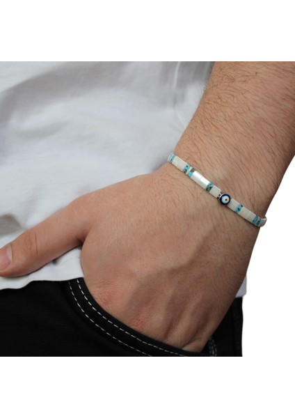 Tila Boncuk Bileklik – Şık, Ayarlanabilir Unisex Tasarım! 01 fiyatları