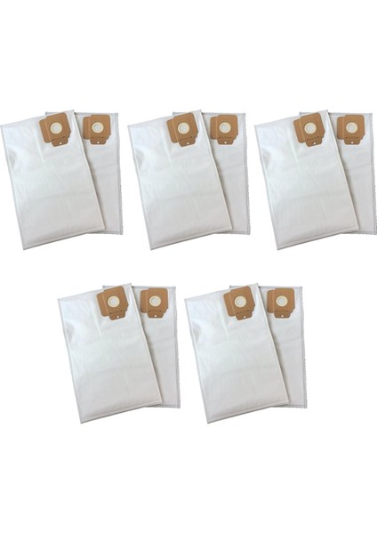 10 Adet Elektrikli Süpürge Torbası Karcher Tornado CV30/1 CV38/1 CV48/2 Nss Pacer Sentetik Bez Filtre Torbası ile Uyumlu (Yurt Dışından)