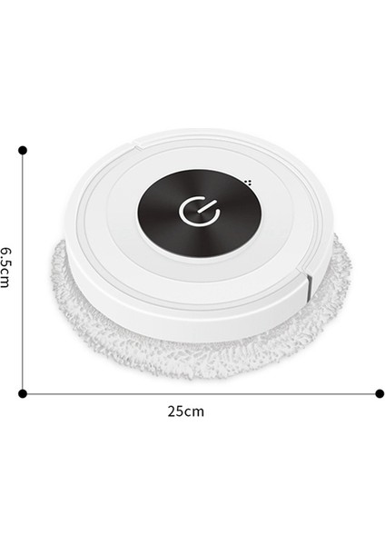 Silent Touch Mop Robot Süpürme Islak ve Kuru Hepsi Bir Arada Temizlik Makinesi Akıllı Ev Aletleri Elektrikli Süpürge (Beyaz) (Yurt Dışından)