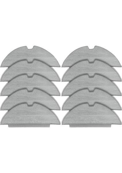 Eufy Robovac L35 Hybrid+, LR30 Hybrid+ Robot Süpürge Yedek Parçaları Aksesuarları Için 10 Adet Paspas Bezi Pedleri (Yurt Dışından)