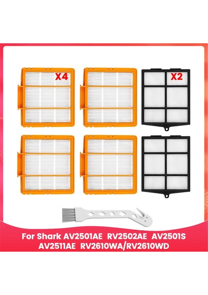 Shark AV2501AE, RV2502AE, AV2501S, AV2511AE, RV2610WA/RV2610WD Robot Süpürge Filtreleri Için Hepa Filtre Değişimi (Yurt Dışından)
