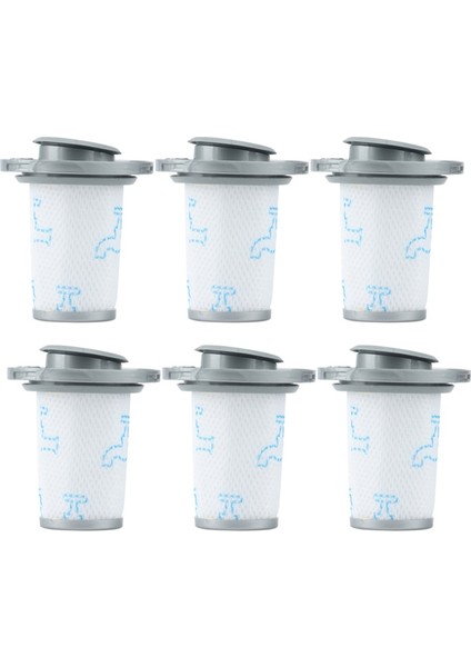 Rowenta ZR009006 Filtresi Için 6 Adet X-Force Flex 8.60 Kablosuz Elektrikli Süpürge Temizlik Aksesuarları Yıkanabilir Filtre (Yurt Dışından)