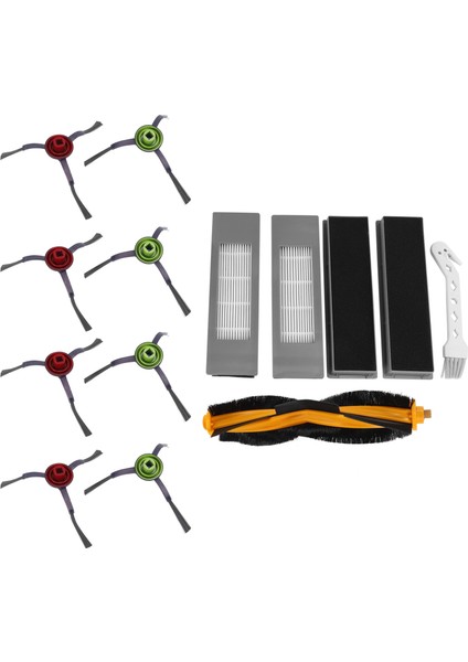 Ecovacs Deebot Ozmo 920, 950, T5, T8 Aıvı Robot Süpürge Aksesuarları Seti Fırçalar Filtreler Için Yedek Parça Seti (Yurt Dışından)