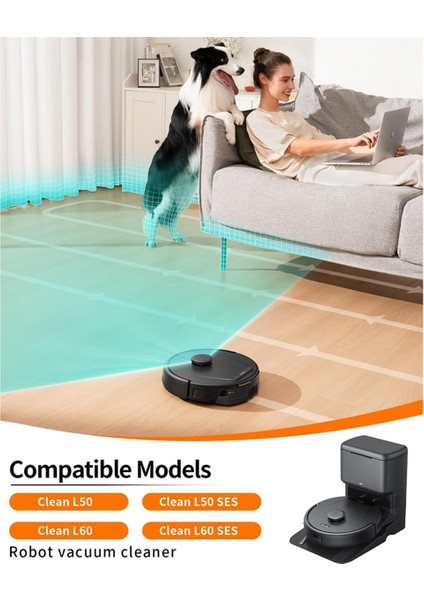Eufy L50 / L 60 Robot Süpürge Ana Yan Fırça Hepa Filtre Toz Torbaları Yedek Parçaları (Yurt Dışından) modelleri