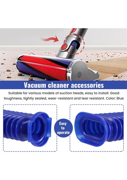 Dyson V7 V8 V10 V11 Elektrikli Süpürge Yumuşak Silindir Başlığı Yumuşak Peluş Şerit Silindir Emiş Mavi Hortum (Yurt Dışından) fırsatları