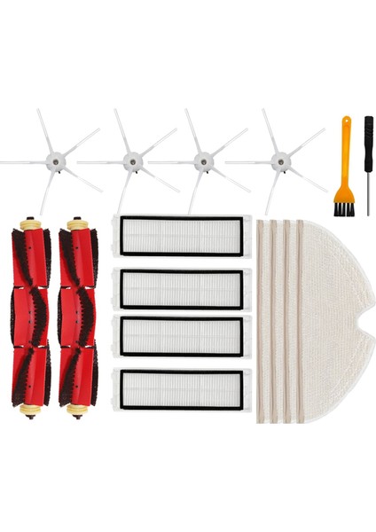 Xiaomi Roborock S5 Max S50 S55 S5 S6 S6 Maxv S6 Pure E4 E5 Robot Süpürge Yedek Parçaları Ana Yan Fırça Filtre Paspas (Yurt Dışından)