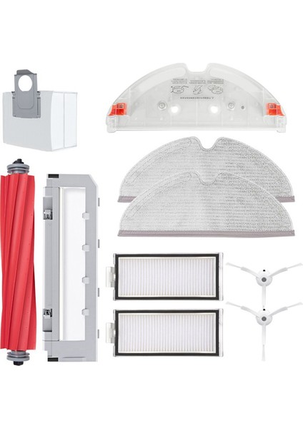 Ana Yan Fırça Paspas Bezi Toz Torbası Yedek Parça Kitleri Xiaomi Roborock Q7 Max Q7 Max+ T8 Robotik Süpürge (Yurt Dışından)