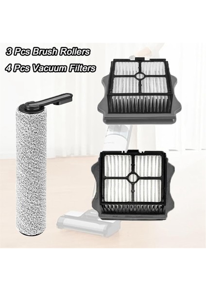 Tineco Floor One S5/floor One S5 Pro 2 Kablosuz Elektrikli Süpürge Aksesuarları Için Hepa Filtre ve Fırça Rulosu (Yurt Dışından)