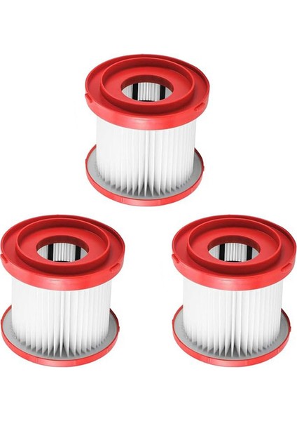 Milwaukee M18 Islak Kuru Süpürgeler (0880-20, 0970-20) ve M12 Islak Kuru Süpürgeler Için 3'lü Paket 49-90-1900 Hepa Filtreleri (Yurt Dışından)