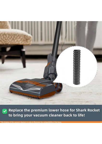 Adet Shark Rocket HV300, HV301, HV302, HV320, HV321 Elektrikli Süpürge Yedek Alt Kanal Hortumu 6x1.25 Inç (Yurt Dışından)