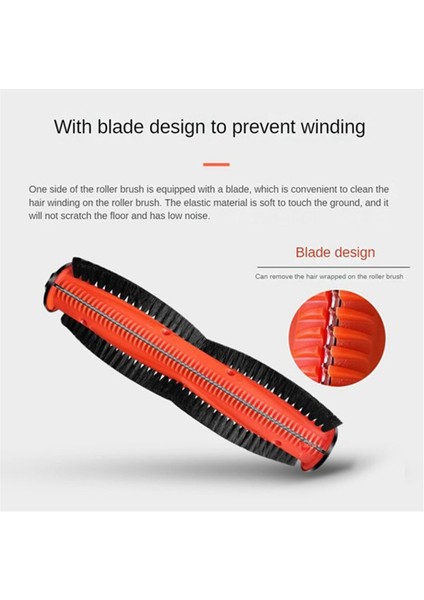 Xiaomi Robot Vacuum S10T STFCR01SZ Vakumlu Süpürge Yedek Parçaları Yıkanabilir Ana Fırça Yan Fırça (Yurt Dışından) fırsatları