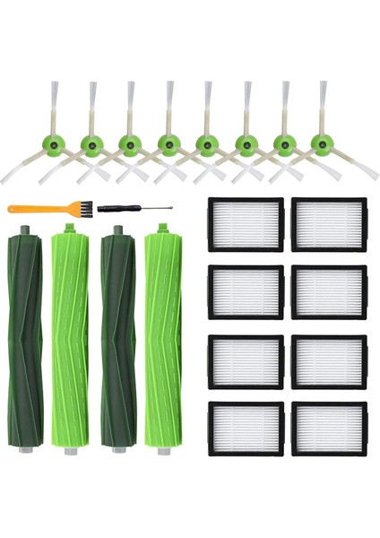 Irobot Roomba I7 I7+ I3 I3+ I4 I4+ I6 I6+ I8 I8+ E5 E6 E7 &j7 J7+ Elektrikli Süpürge Fırçaları Filtreleri Yedek Parçaları (Yurt Dışından)