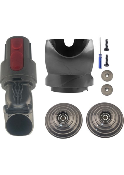 Dyson V10 V11 V15 100W Elektrikli Süpürge Aksesuarları V-Bilyalı Tekerlek Için Doğrudan Tahrikli Emiş Başlığı Bağlantı Konnektörü Adaptörü (Yurt Dışından)