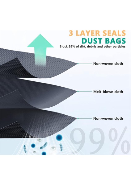 Eufy X10 Pro Omni Için Elektrikli Süpürge Torbaları, X8 Pro Ses Robot Elektrikli Süpürge Toz Torbaları, Yedek Temiz Taban Torbaları (Yurt Dışından) fırsatları