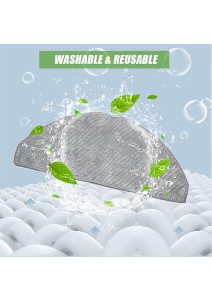 Eufy L60 Robot Süpürge Için 4 Paket Paspas Bezi Yedek Parçası, Mikrofiber Paspas Pedi Yıkanabilir Paspas Bezi Aksesuarları (Yurt Dışından) fiyatları