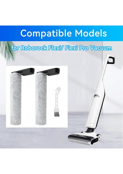 Roborock Flexi/flexi PRO/A20/A20 Pro Islak Kuru Elektrikli Süpürge Için Ana Silindir Fırçası Ana Fırça Süpürge Yedek Parçaları (Yurt Dışından) fiyatları