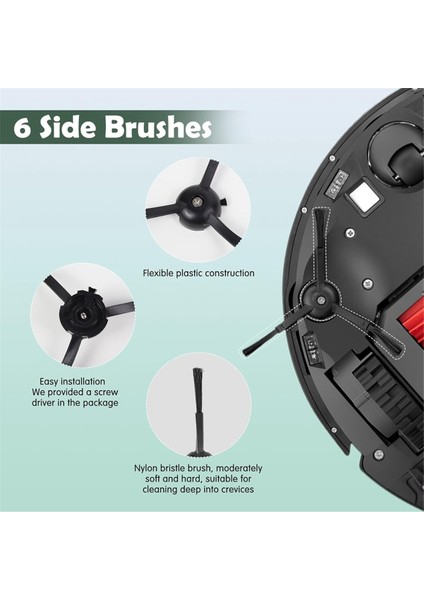 Roborock Q5 Pro / Q5 Pro+ / Q8 Max / Q8 Max+ Robot Süpürge Ana Yan Fırça Hepa Filtre Paspas Bezi Toz Torbaları Parçaları (Yurt Dışından) fiyatları