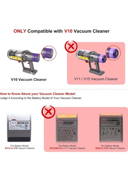 Dyson V10 SV12 Elektrikli Süpürge Tetik Anahtarı Tertibatı, Geliştirilmiş Güç Düğmesi Yedek Parçaları (Yurt Dışından) modelleri