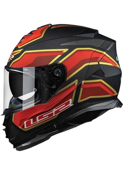 Storm 2 Foggy Kapalı Kask Mat Siyah-kırmızı