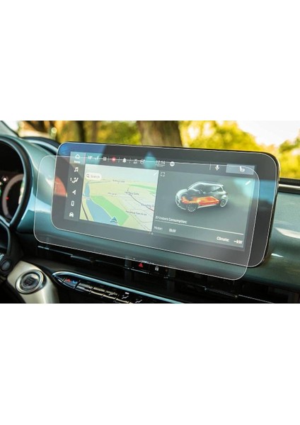 Fiat Egea 10 Inç Lounge Gösterge Bilgi Ekranı Için Hd Ekran Koruyucu Nano Tempered Film