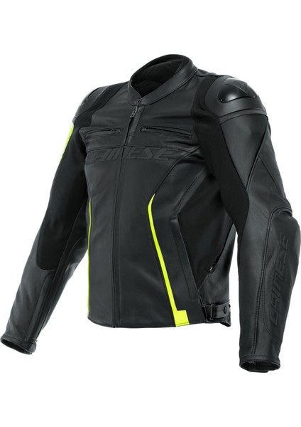 Daınese Vr46 Deri Mont Siyah-neon Sarı