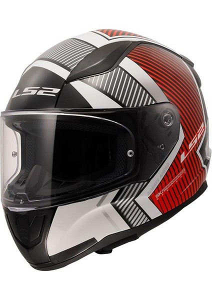 Rapıd 2 Extra Kapalı Kask Beyaz - Kırmızı