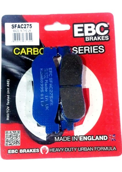 Fren Balatası Carbon Sfac275 X-max 250 (2014 Cesi) X-cıty 250