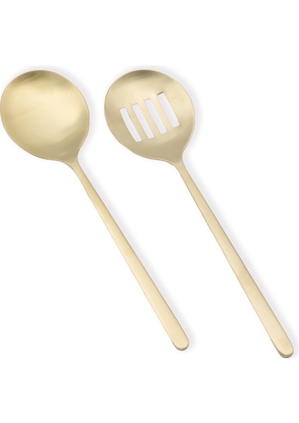 Giallo Servis Seti Şampanya Gold 2 Parça