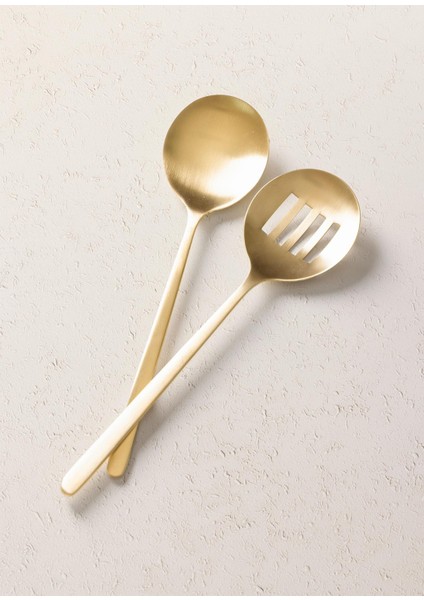 Giallo Servis Seti Şampanya Gold 2 Parça