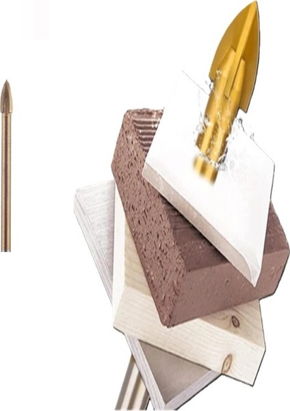 Matkap Ucu Cam Seramik Delme 6 mm Elmas Uç Aparat Şişe Delimi Hobi fırsatları
