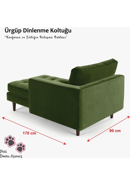 Ürgüp Rahat Dinlenme Koltuğu Puf Josefin Koltuk Kanepe Tv Koltuğu Kitap Okuma Koltuğu Baba Koltuğu Sol Köşe