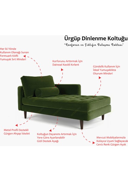 Ürgüp Rahat Dinlenme Koltuğu Puf Josefin Koltuk Kanepe Tv Koltuğu Kitap Okuma Koltuğu Baba Koltuğu Sol Köşe