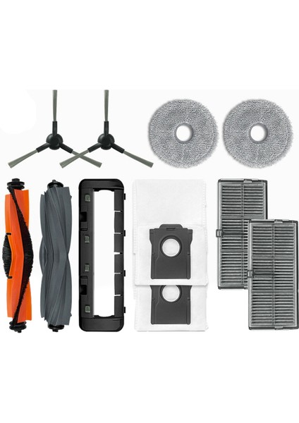 Dreame L10S Pro Ultra Heat, X30 Ultra, X30 Pro Plus Kit Yedek Parçalar Aksesuarlar Fırça Filtre Paspas Bezi Toz Torbaları (Yurt Dışından)