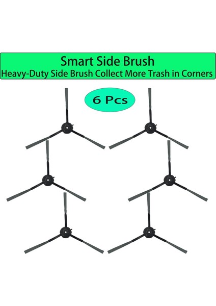 Vactidy T6 /t7 /t8 Robot Süpürge Ana Fırçası Yan Fırça Hepa Filtre Paspas Pedi Aksesuarları Için Yedek Parçalar (Yurt Dışından) modelleri