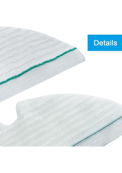 Roborock S6, S6 Maxv, S6 Pure, E5, E4, S5 Max, S5, E35 E2 Robot Süpürge Parçaları Için 50 Adet Tek Kullanımlık Paspas Bezi (Yurt Dışından) fiyatları