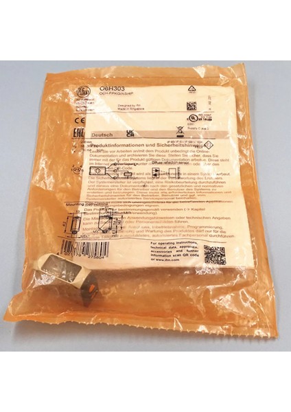 Fotoelektrik Sensör, Yayınım, Algılama Aralığı: 2 → 200 Mm, Pnp, Stil: Blok Ifm Electronic Ifm Elektronik O6H303 Fotoelektrik Sensör, Yaygın, M18, 200M, Pnp, Açık-Açık Koyu-Açık | Ifm Efector O6H303 fırsatları