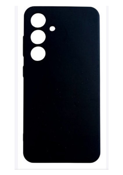 Samsung Galaxy S24 Uyumlu Yumuşak Silikon Kılıf Kadife Dokulu Mat Siyah