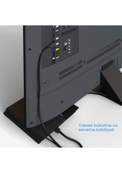 3 Metre HDMI Kablo - V1.4b - Full Hd 3D 1080P 144Hz - Görüntü, Ses ve Internet Aktarım Premium HDMI Kablosu modelleri