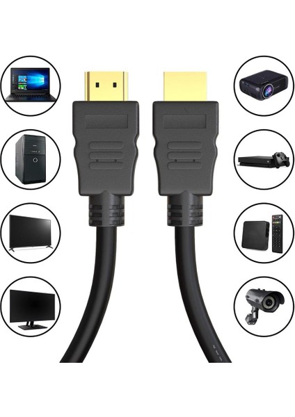3 Metre HDMI Kablo - V1.4b - Full Hd 3D 1080P 144Hz - Görüntü, Ses ve Internet Aktarım Premium HDMI Kablosu indirimleri