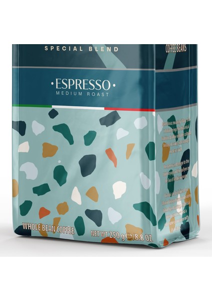 Espresso Genova Blend 250 gr (Çekirdek Veya Öğütülmüş) Kahve